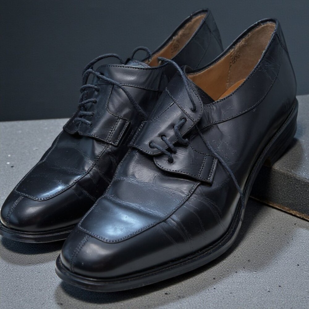 🖤 Mezlan Black Dress Shoes – Classic & Sophisticated